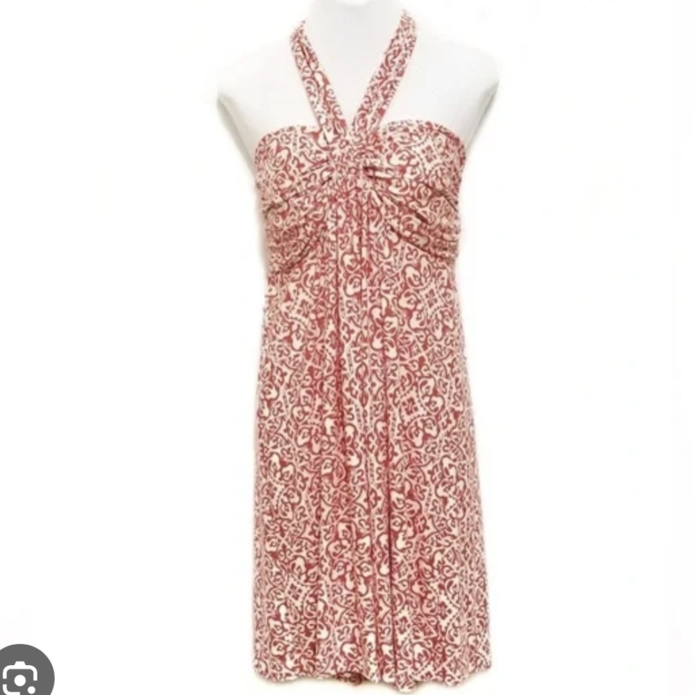 Soma Strapless Halter Patterned Summer Dress
